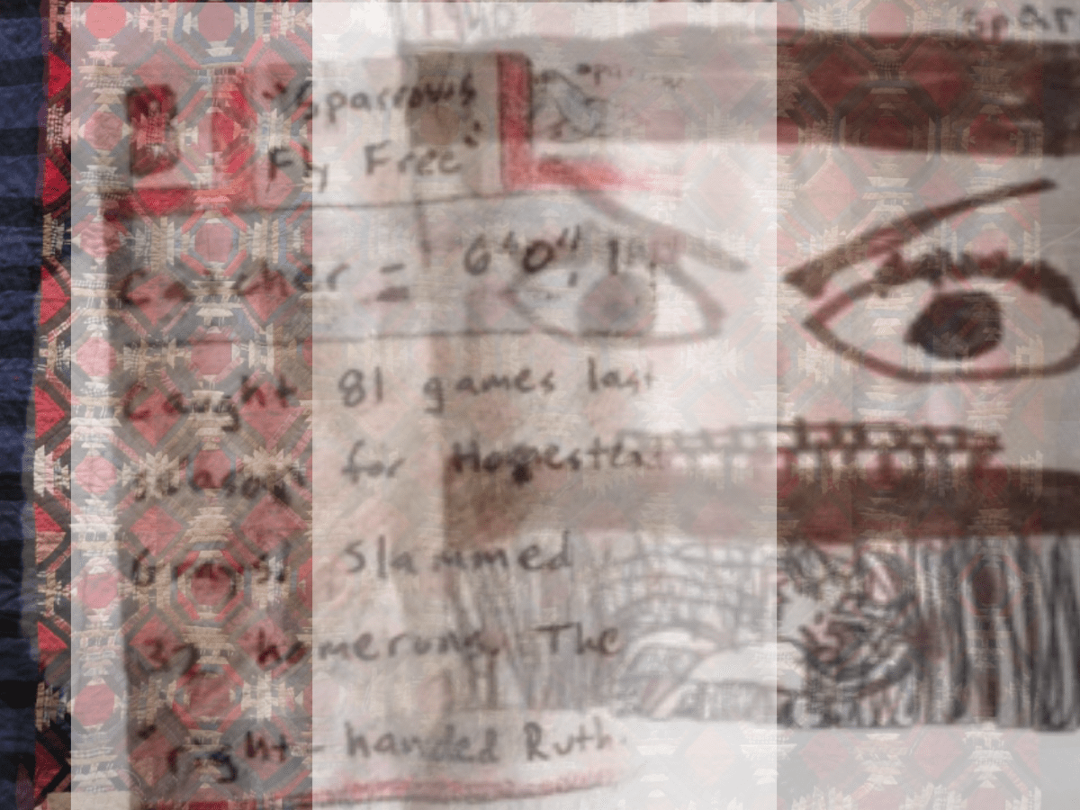 A Shenandoah Quilt and My Boy, Running by Alex&nbsp;Checkovich